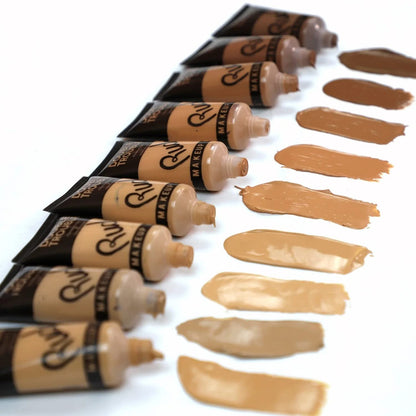 RUDE Double Trouble Foundation + Concealer Acrylic Display Set, 108 Pieces